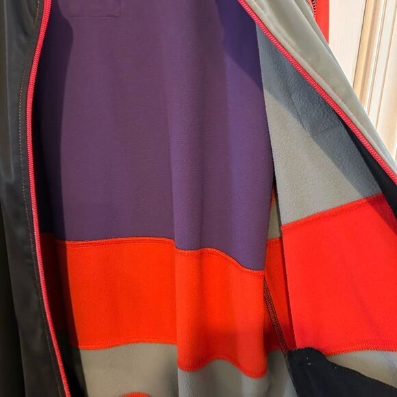 LRG Vintage Track Jacket Black, Gray, Red, Purple Color Block XL - Picture 7 of 14